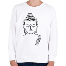 PRINTFASHION buddha - Gyerek pulóver - Fehér