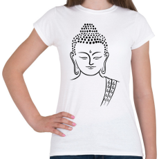 PRINTFASHION buddha - Női póló - Fehér