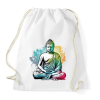 PRINTFASHION Buddha  - Sportzsák, Tornazsák - Fehér