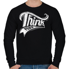 PRINTFASHION Buja gondolatok - Férfi pulóver - Fekete