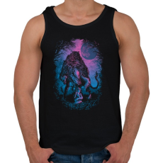 PRINTFASHION Bújócska - Férfi atléta - Fekete