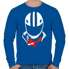 PRINTFASHION bukóó - Férfi pulóver - Királykék