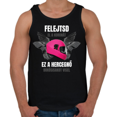 PRINTFASHION Bukósisakot visel - Férfi atléta - Fekete
