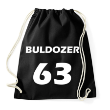 PRINTFASHION BULDOZER 63 Fehér - Sportzsák, Tornazsák - Fekete tornazsák