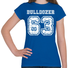 PRINTFASHION Bulldozer - Női póló - Királykék női póló