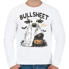 PRINTFASHION Bullsheet - Férfi pulóver - Fehér