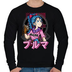 PRINTFASHION Bulma - Férfi pulóver - Fekete