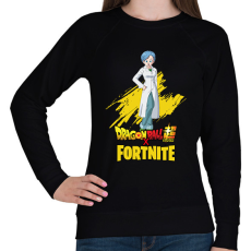 PRINTFASHION Bulma - Fortnite - Női pulóver - Fekete