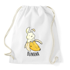 PRINTFASHION Bunana - Sportzsák, Tornazsák - Fehér tornazsák