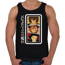 PRINTFASHION Bungo Stray Dogs - Férfi atléta - Fekete atléta, trikó