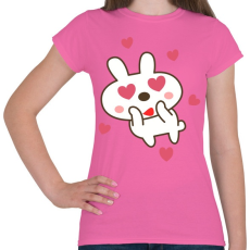 PRINTFASHION bunny - Női póló - Rózsaszín