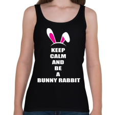 PRINTFASHION Bunny rabbit - Női atléta - Fekete női trikó