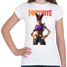 PRINTFASHION Bunnymoon Fortnite - Női póló - Fehér női póló