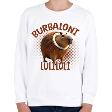 PRINTFASHION Burbaloni Luliloli - Gyerek pulóver - Fehér gyerek pulóver, kardigán