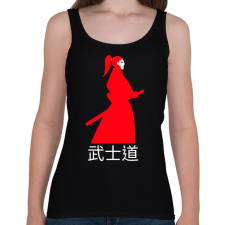 PRINTFASHION Bushido - Női atléta - Fekete női trikó