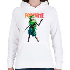 PRINTFASHION Bushranger Fortnite - Női kapucnis pulóver - Fehér női pulóver, kardigán