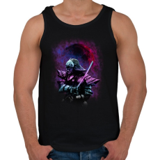 PRINTFASHION Busidó - Férfi atléta - Fekete