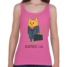 PRINTFASHION Business cat - Női atléta - Rózsaszín