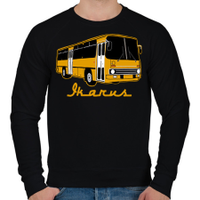 PRINTFASHION busz - Férfi pulóver - Fekete férfi pulóver, kardigán