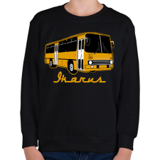 PRINTFASHION busz - Gyerek pulóver - Fekete gyerek pulóver, kardigán