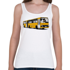PRINTFASHION Busz - Női atléta - Fehér női trikó