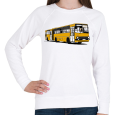 PRINTFASHION Busz - Női pulóver - Fehér