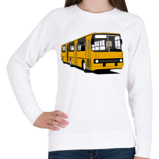 PRINTFASHION Busz - Női pulóver - Fehér