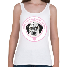 PRINTFASHION Büszke gazdi: Dalmata - Női atléta - Fehér