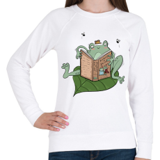 PRINTFASHION Büszkeség és békaélet - Női pulóver - Fehér