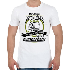 PRINTFASHION Buszsofőr - Férfi póló - Fehér férfi póló