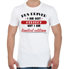 PRINTFASHION Buszsofőr - Limitált kiadás - Férfi póló - Fehér férfi póló