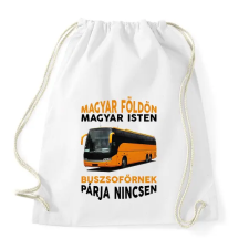 PRINTFASHION Buszsofőrnek párja nincsen - Sportzsák, Tornazsák - Fehér tornazsák