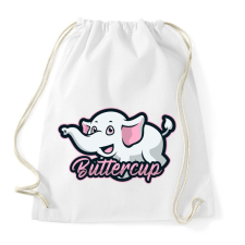 PRINTFASHION Buttercup - Sportzsák, Tornazsák - Fehér tornazsák