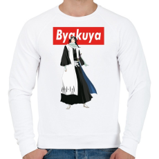 PRINTFASHION Byakuya  - Férfi pulóver - Fehér