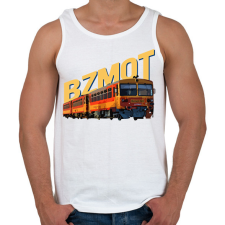 PRINTFASHION BZMOT - Férfi atléta - Fehér atléta, trikó