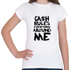 PRINTFASHION C.R.E.A.M. - Női póló - Fehér női póló