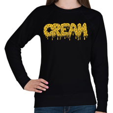 PRINTFASHION C.R.E.A.M. - Női pulóver - Fekete