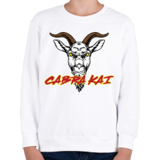 PRINTFASHION Cabra Kai - Gyerek pulóver - Fehér