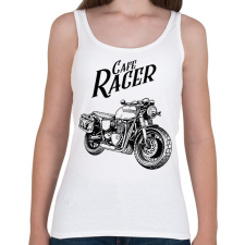PRINTFASHION cafe racer - Női atléta - Fehér női trikó