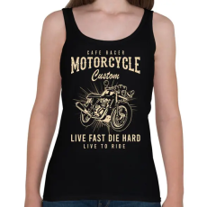 PRINTFASHION cafe racer - Női atléta - Fekete