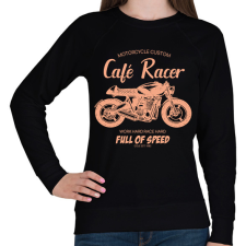 PRINTFASHION café racer - Női pulóver - Fekete női pulóver, kardigán