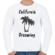 PRINTFASHION California Dreaming - Fekete - Férfi pulóver - Fehér férfi pulóver, kardigán