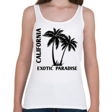 PRINTFASHION California - Női atléta - Fehér női trikó