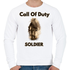 PRINTFASHION call of duty soldier - Férfi pulóver - Fehér