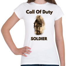 PRINTFASHION call of duty soldier - Női póló - Fehér női póló