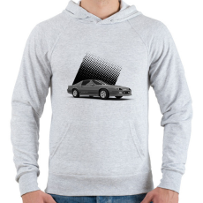 PRINTFASHION camaro - Férfi kapucnis pulóver - Sport szürke