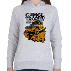 PRINTFASHION Camel Trophy - Női kapucnis pulóver - Sport szürke