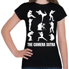 PRINTFASHION Camera sutra - Női póló - Fekete női póló