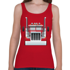 PRINTFASHION Camion - Női atléta - Cseresznyepiros női trikó