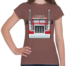 PRINTFASHION Camion - Női póló - Mogyoróbarna női póló